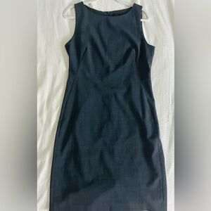 Theory Black Sleeveless Mini Dress